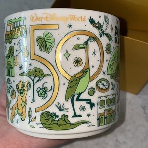 Starbucks “Been there Series” Disney world 50th Anniversary Animal Kingdom Mug